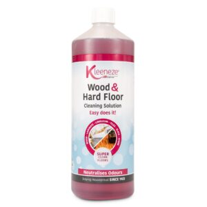 Kleeneze - Wood & Hard Floor Cleaning Solution - Wood, Parquet, Laminate, Stone Floors - 1 Litre - Detergent
