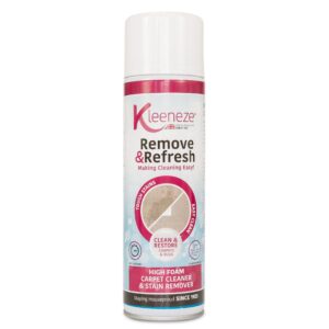 Kleeneze - Remove and Refresh - High Foam Carpet and Upholstery Stain Removing Cleaner - 500ml High Foam Aersoal Can