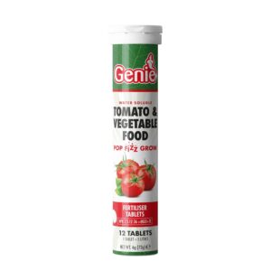 Tomato & Vegetable Food Water Soluble Fertiliser Tablets 12 Tablets per Tube 1 tablet makes 5 litres