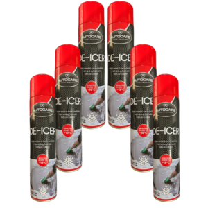 Autocare De-Icer Aerosol – Rapid Ice Removal, Works Down to –15 °C