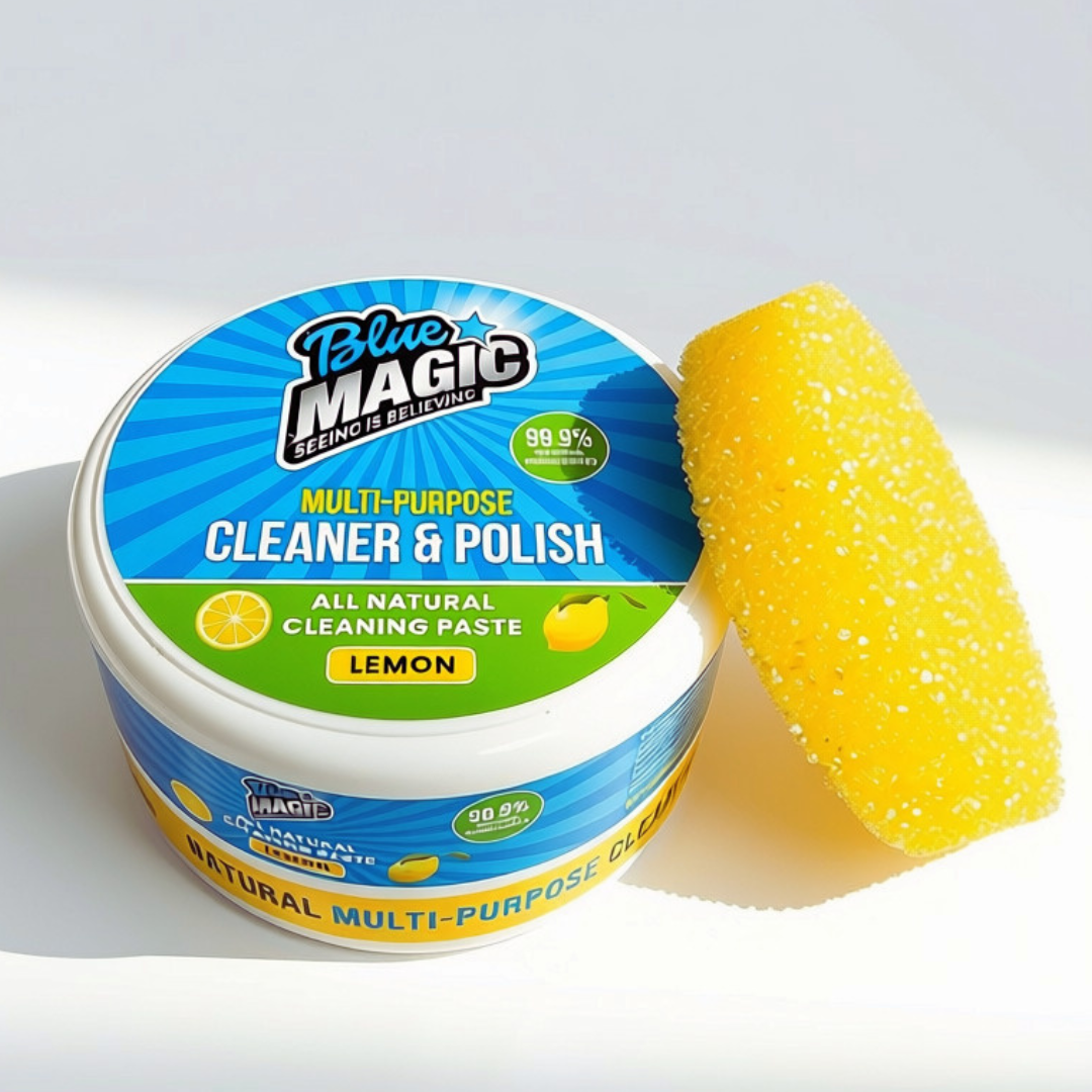 Blue Magic Lemon scented multi-purpose cleaning and polishing paste (300ml) - Image 8