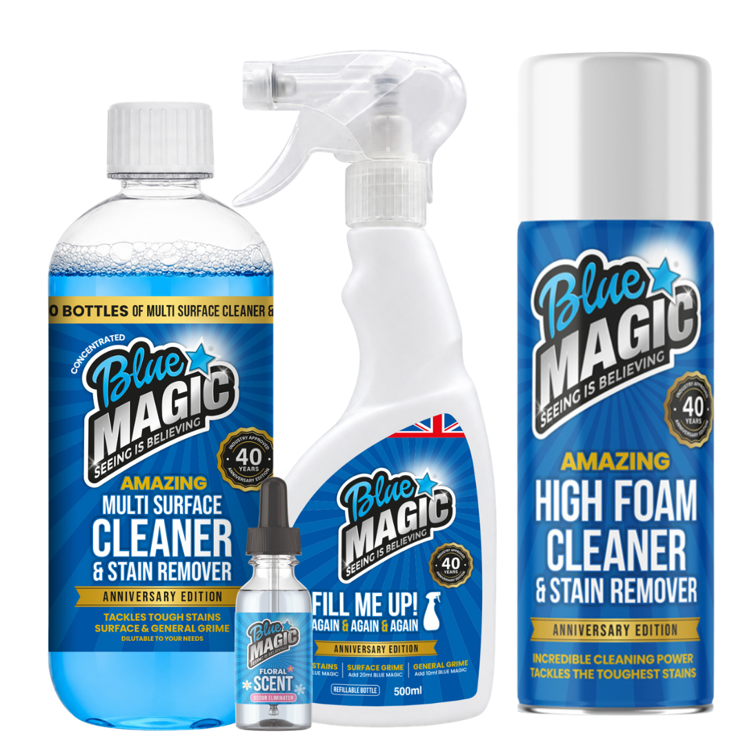 BUNDLE SAVING – Blue Magic Concentrate + Spray bottle + Foam + Scent