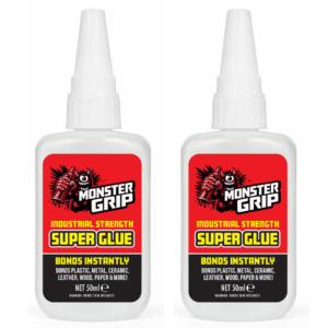 Monster Grip Industrial Strength Super Glue x 2