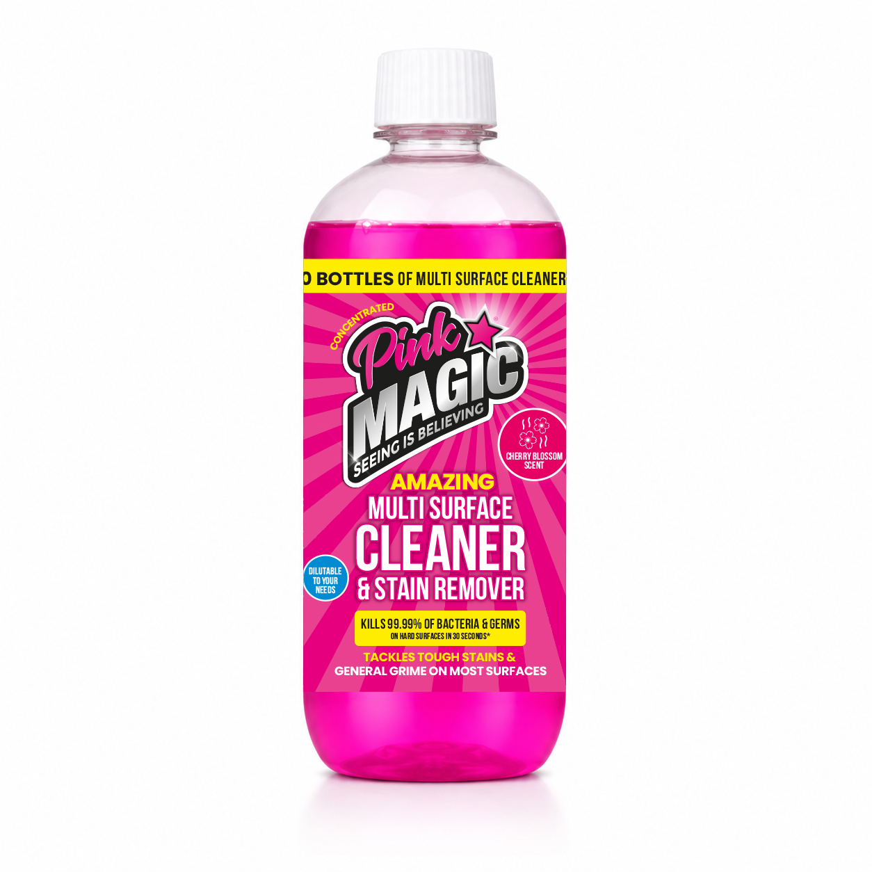 Pink Magic – 500ml Multi-Surface Cleaner and Disinfectant Concentrate + refillable spray bottle - Image 4
