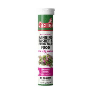 Genie Hanging Basket & Potted Plant Food Fertiliser Tablets (12) 1 tablet makes 5 litres